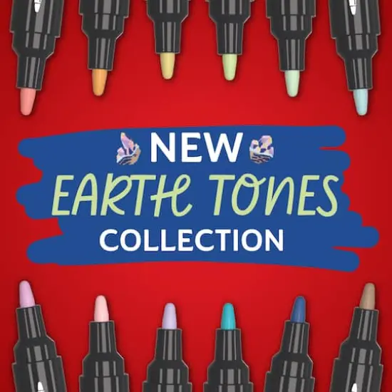 Sharpie&reg; Creative Markers Bullet Tip Earth Tones Acrylic Marker Set {3}