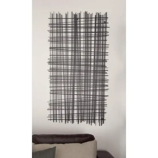 Black Contemporary Abstract Metal Wall D&eacute;cor {3}