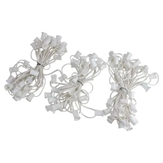 100ft. Commercial Christmas Light Socket Set {7}