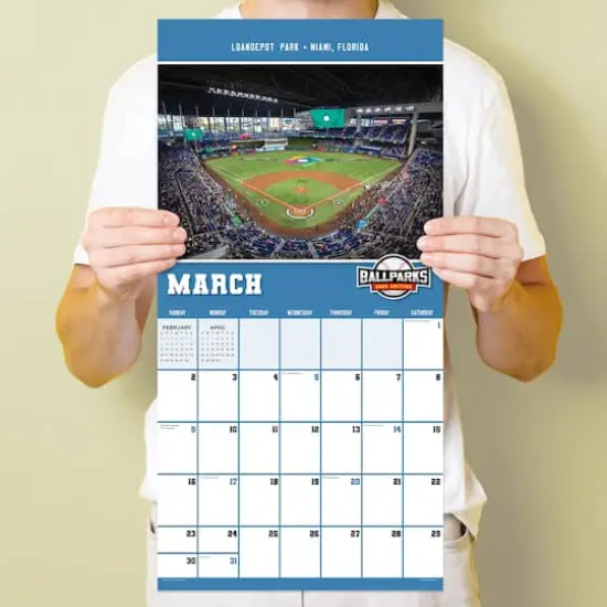 TF Publishing 2025 Ballparks Wall Calendar {6}