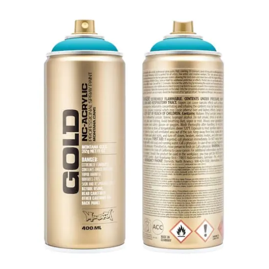 Montana&trade; Cans GOLD Process Color Spray Paint, 400mL P2000 Process Cyan {1}