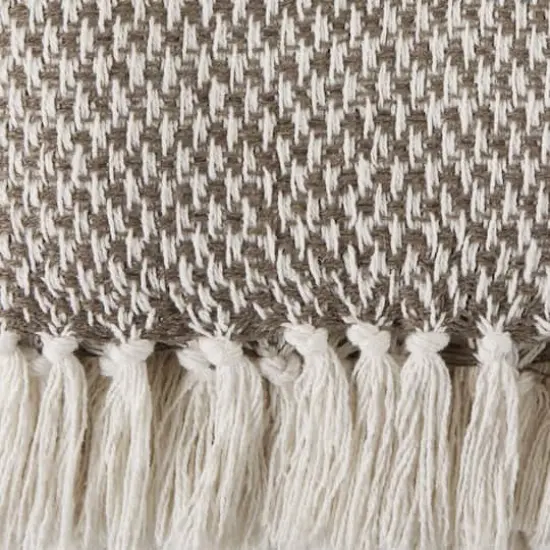 DII&reg; Woven Throw Brown {5}