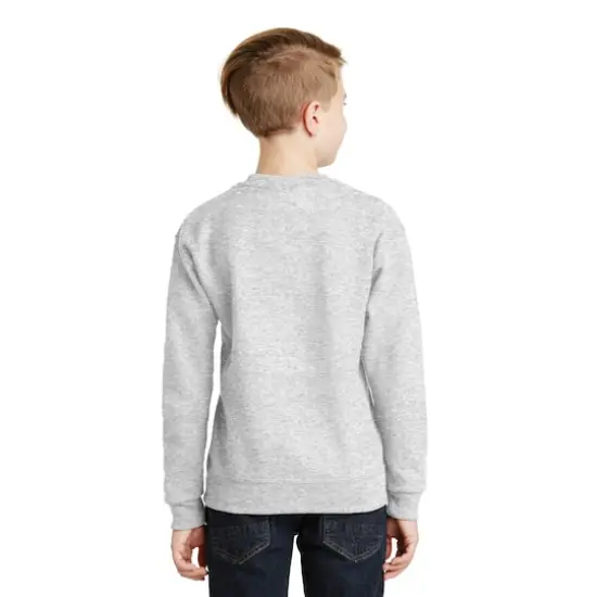 JERZEES&reg; NuBlend&reg; Crewneck Youth Sweatshirt Ash {6}
