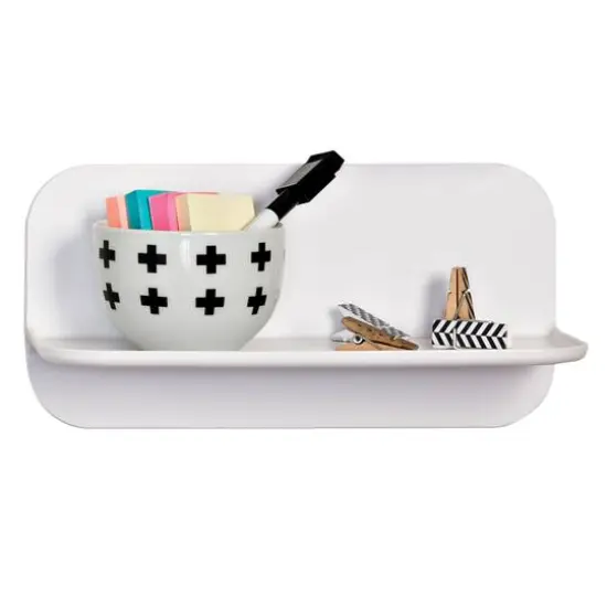 Honey Can Do White Perch Shelfy {1}