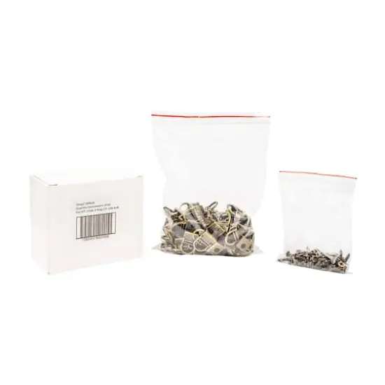 HangZ&trade; 25lb. Canvas 1 Hole D Ring Hangers, 50ct. {1}