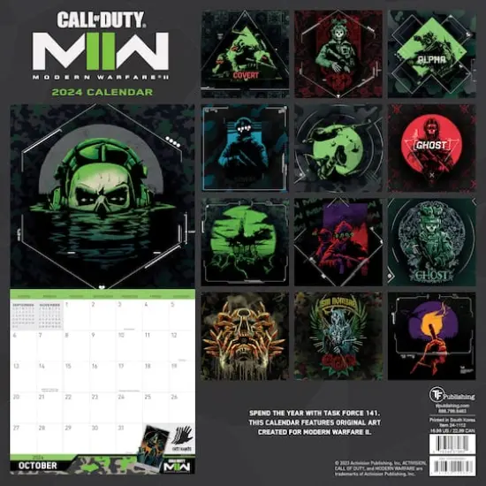 TF Publishing 2024 Call of Duty Wall Calendar {3}