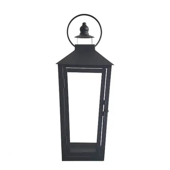 15.7" Black Metal Lantern by Ashland&reg; {1}
