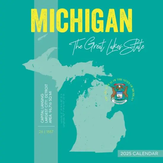 TF Publishing 2025 Home: Michigan Wall Calendar {1}
