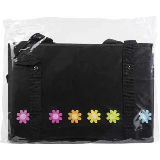 Doodlebug Daisies Canvas Foldable Tote {3}