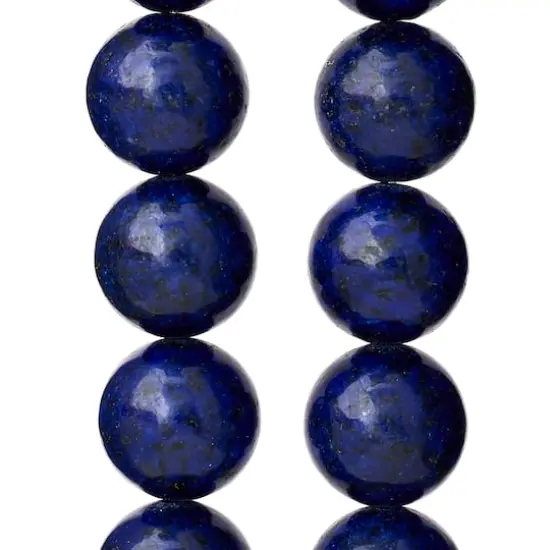 Dark Blue Reconstituted Lapis Round Beads, 10mm by Bead Landing&trade; {1}