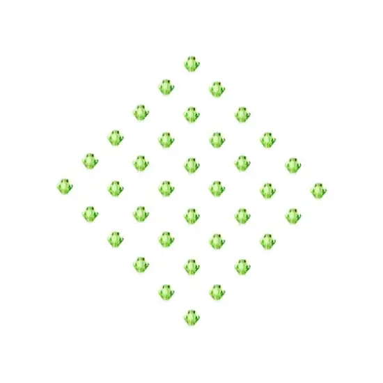 John Bead Preciosa 6mm Czech Crystal Rondelle Beads, 36ct. Peridot {4}