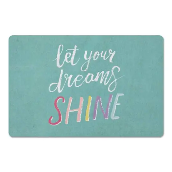 Let Your Dreams Shine 18" x 27" Floor Mat {1}