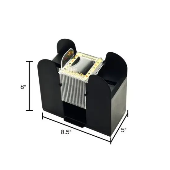 Toy Time Battery Operated 6 Deck Card Shuffler {4}