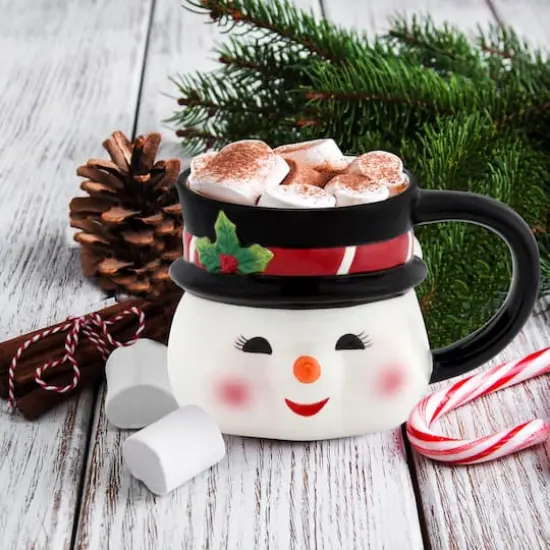16oz. Snowman Mug {3}
