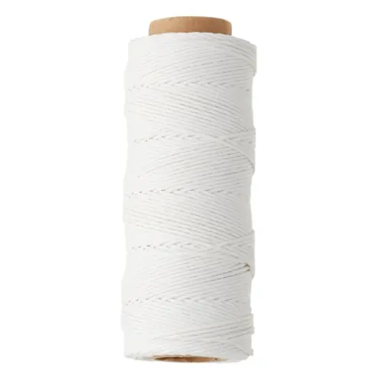 Bead Landing&trade; Hemp Cord Spool, White 20 lb. {4}