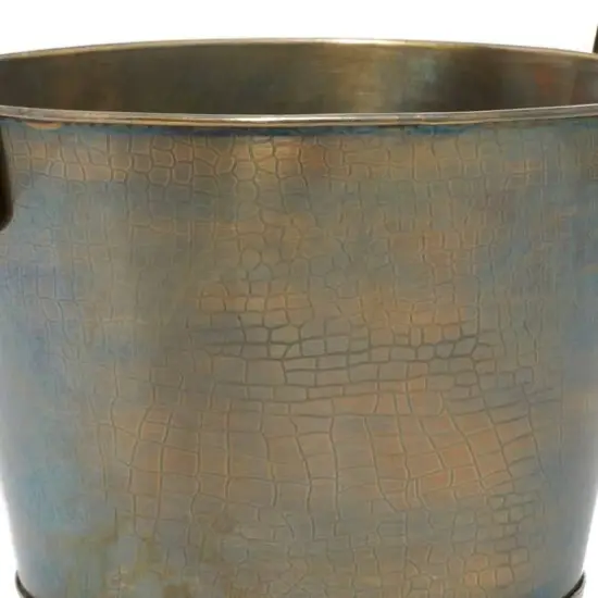16" Bronze Contemporary Wine Bucket {5}