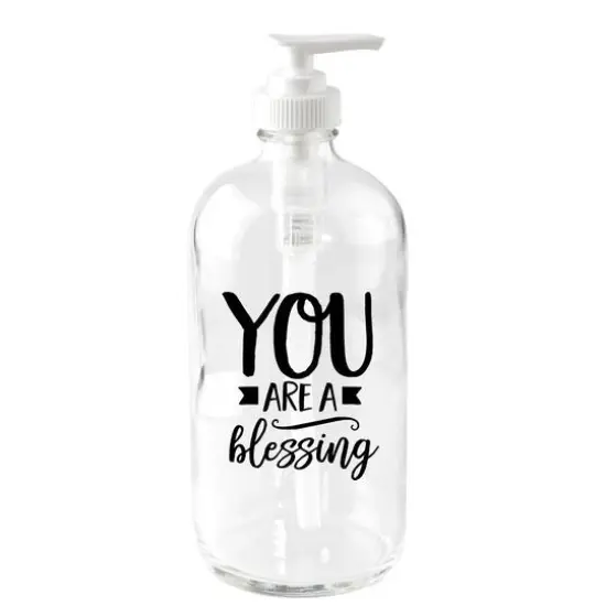 You Are A Blessing Glass Soap Dispenser {1}