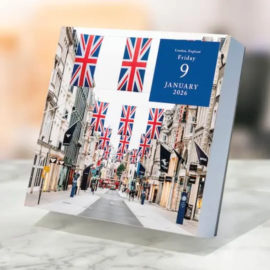 2026 World Travel Daily Desktop Calendar {4}