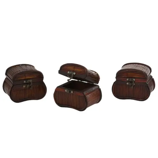 4" Bamboo Chests, 3ct. {1}