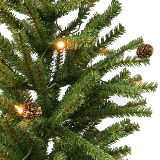 5 ft. Pre-Lit Fir Artificial Christmas Tree, 200 Lights {3}