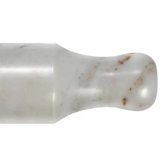Hello Honey&reg; 12" White Marble Kitchen Rolling Pin {6}