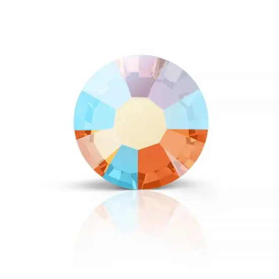 Preciosa MAXIMA SS16 Aurora Borealis Flatback Czech Crystals, 144ct. Sun AB {1}