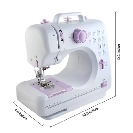 NEX&trade; Lavender Purple Modern Crafting Sewing Machine with 12 Built-In Stitches {3}