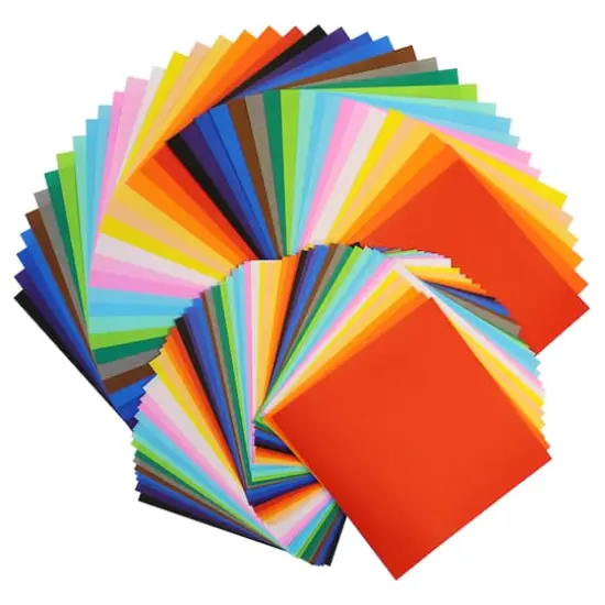 Yasutomo&reg; 6.75" Mixed Solids Origami Paper, 100 Sheets {3}