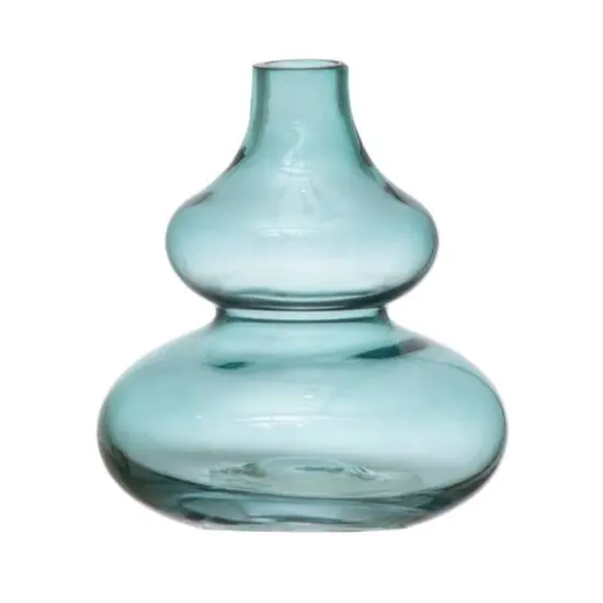 Hello Honey&reg; 5" Blue Glass Vase {1}