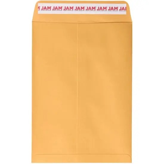 JAM Paper 7.5" x 10.5" Brown Kraft Manila Open End Catalog Envelopes {1}