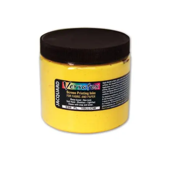 Jacquard Versatex Screen Printing Ink, 16oz. 338 Fluorescent Yellow {1}