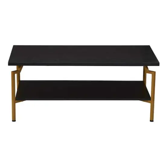 Household Essentials 43" Crown Coffee Table Black {6}