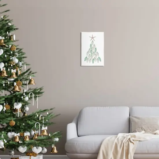 Stupell Industries Flip Flop Beachy Christmas Tree Wall Plaque Art {3}