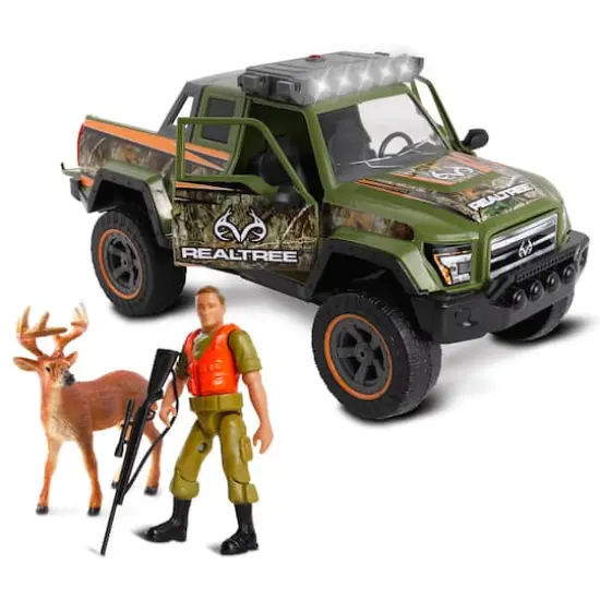 NKOK RealTree&reg; 1:18 Scale 4 Piece Buck Hunting Playset {1}