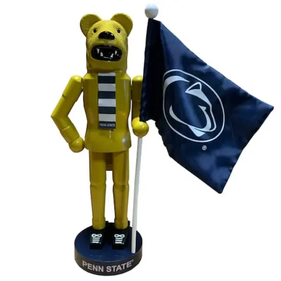 Santa's Workshop 12" Penn State Mascot & Flag Nutcracker {1}