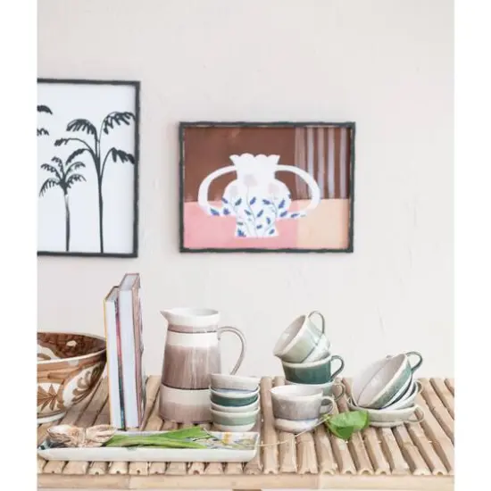 Hello Honey&reg; 1.75" Multicolor Stoneware Mug Set {3}