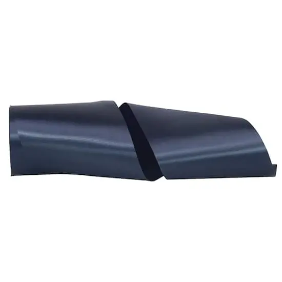 JAM Paper 6" x 50yd. Single Face Satin Allure Ribbon Dark Navy {1}