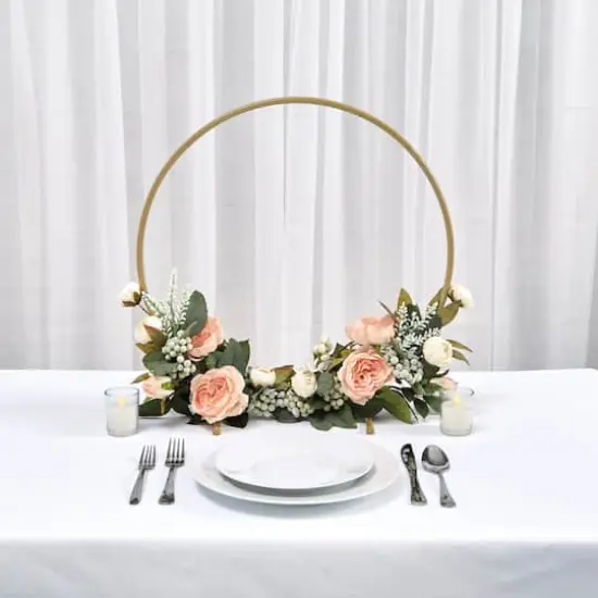 19.75" Gold Tabletop Hoop by Celebrate It&trade; {3}