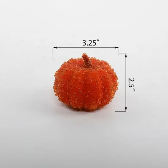 Flora Bunda&reg; Beaded Orange Pumpkins Set {3}