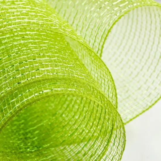 21" x 30ft. Mesh Ribbon by Celebrate It&reg; Occasions&trade; Lime Green {3}