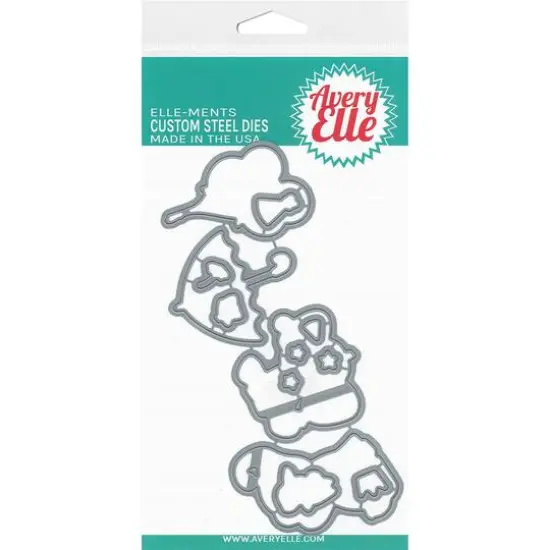 Avery Elle Elle-Ments Elephantastic Custom Steel Dies {1}