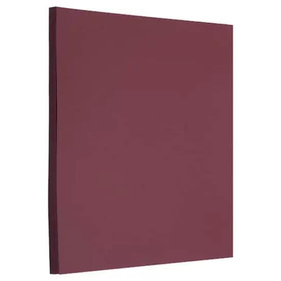 JAM Paper 8" x 11.5" Letter Paper & Envelopes #10 Business Stationery Set, 50ct. Burgundy {4}