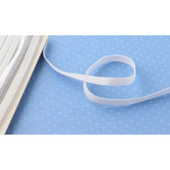 Essentials by Leisure Arts Flat Braid Elastic, 0.24"x 25yd. {3}