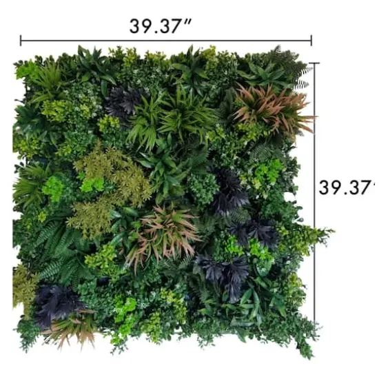 3ft. Ibiza Style Artificial Plant Living Wall Panel {6}