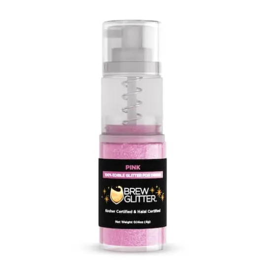 Bakell&reg; Brew Glitter&reg; Edible Drink Glitter Pink {1}