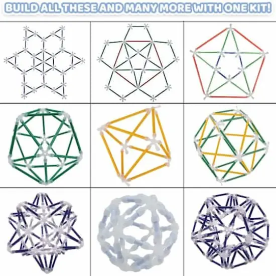 Hape Flexistix Leonardo's Elements Glow-in-the-Dark Building Kit {4}