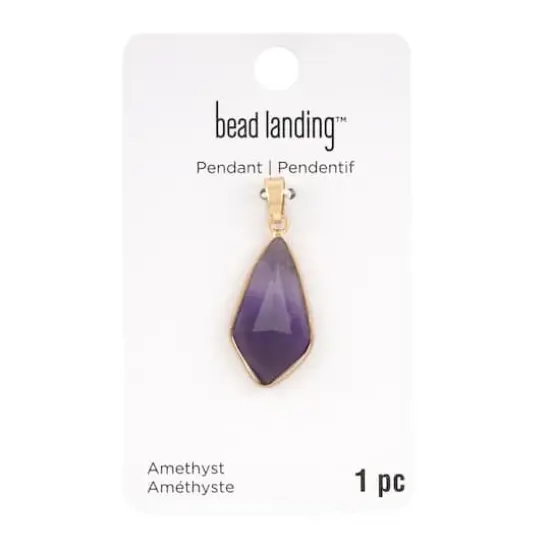 Amethyst Drop Pendant by Bead Landing&trade; {4}