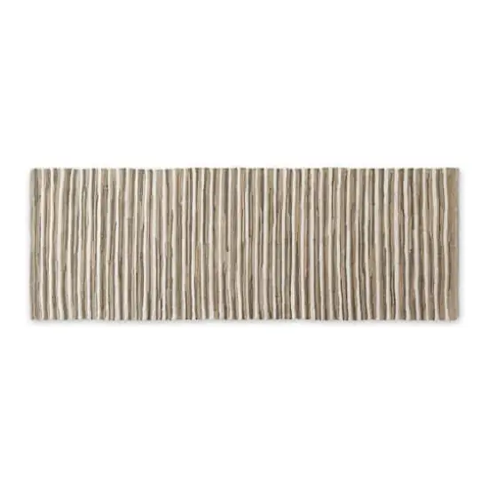 DII&reg; Slim Stripe Cotton Chindi Rug, 2ft. x 6ft. Taupe {1}