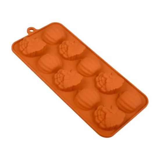 Turkeys & Pumpkins Silicone Candy Mold by Makery&trade; {4}