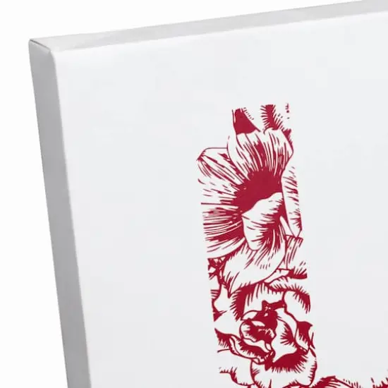 Love Floral Canvas Wall Art {4}